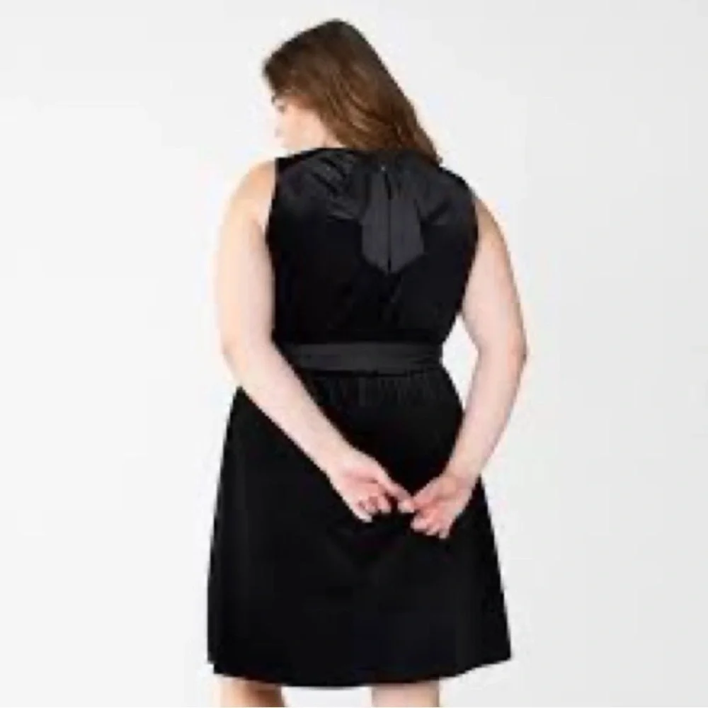 Draper James RSVP Velvet Bow Back Dress - Size 3X
